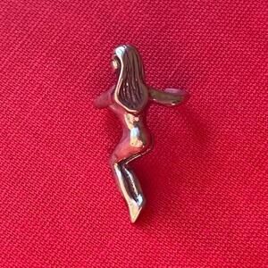 Silver Dancer Ear Cuff Vintage‎ New 90s Y2K